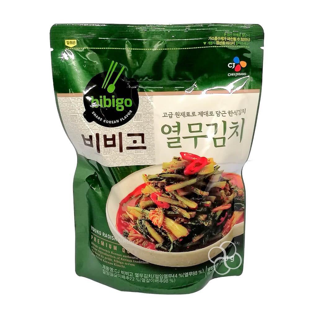 CJ Bibigo Young Radish Leaf Kimchi 500g Shopee Philippines