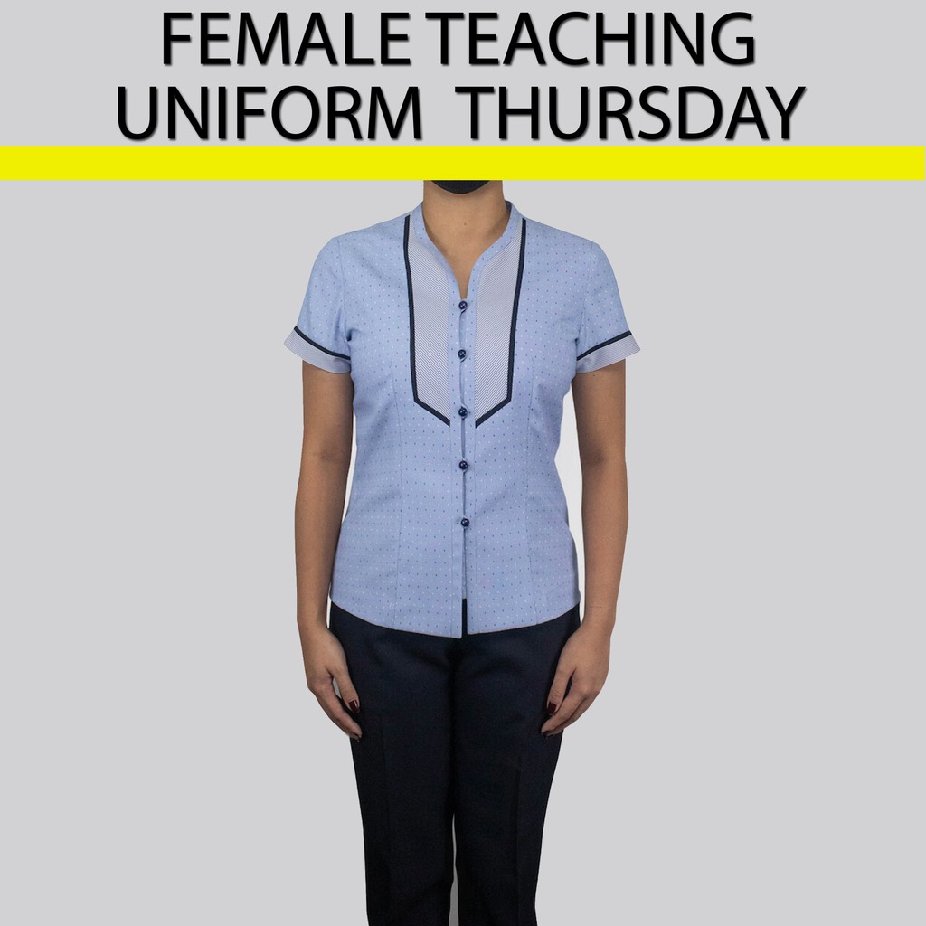 DepEd Teachers Uniform 2021 (THURSDAY FEMALE TEACHING ...