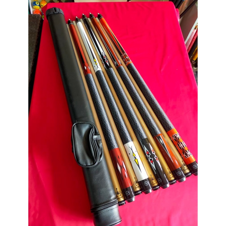 SCORPION Billiard cue stick with 1x1 hardcase MAPLE AND ASHWOOD( tako