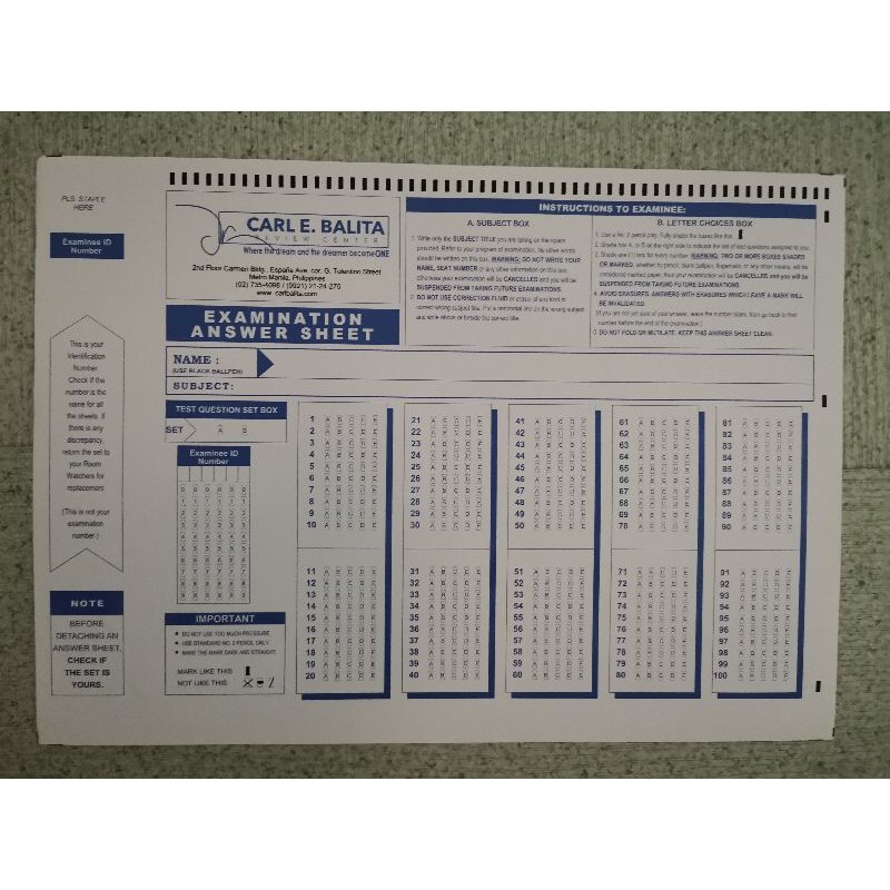 Free Printable Scantron Sheet Pdf Printable World Holiday