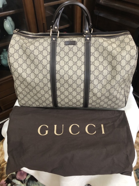 used gucci duffle bag