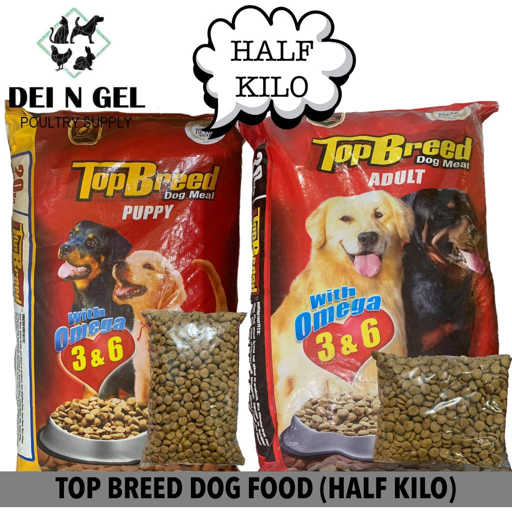 top-breed-dog-food-beef-flavor-half-kg-puppy-adult-shopee