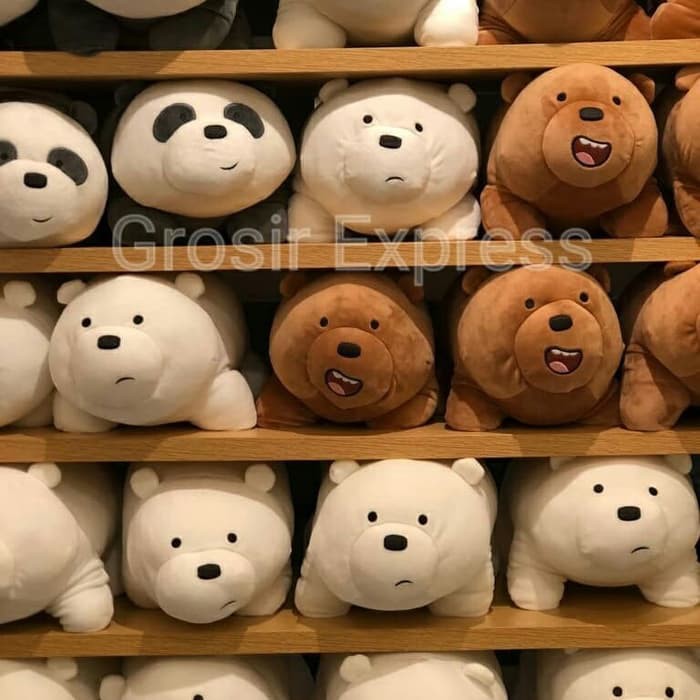 Unique Xx Good Quality Xx Standing We Bare Bears Grizzly Icebear Panpan |  Shopee Philippines