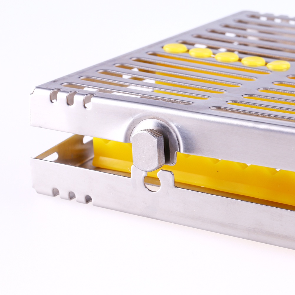 Dental File Burs Sterilization Rack Autoclavable Sterilization Box Disinfection Tray Dentistry