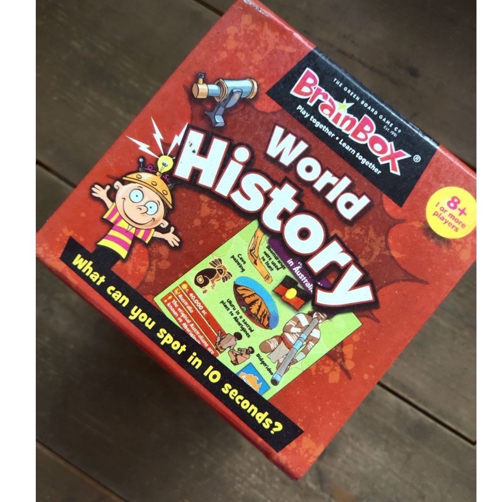 Brain Box World History BrainBox World History (box with wear) | Shopee ...