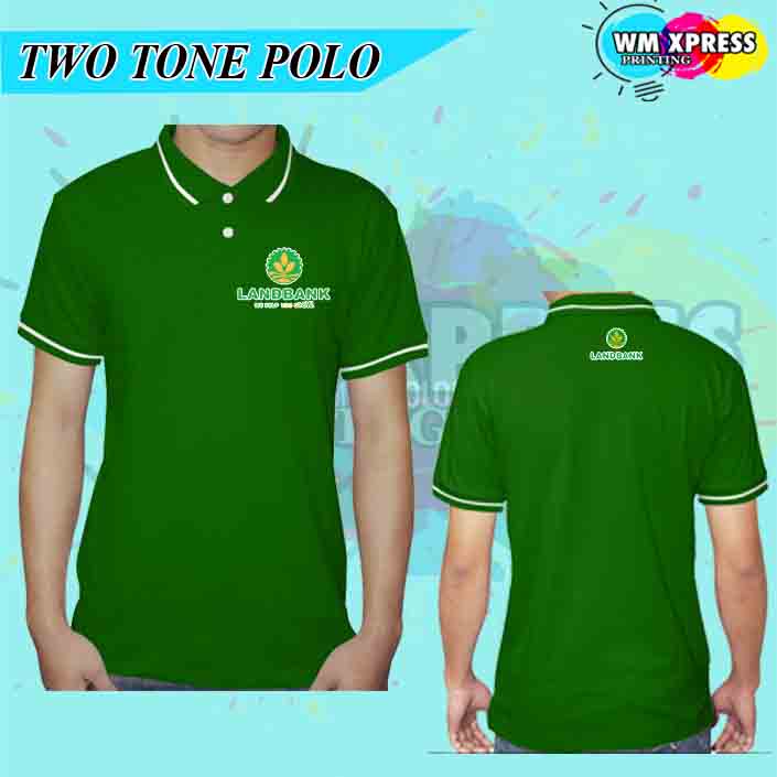 TWO TONE POLO/DEP ED UNIFORM POLO/OFFICE AND COMPANY UNIFORM/CUSTOMIZED