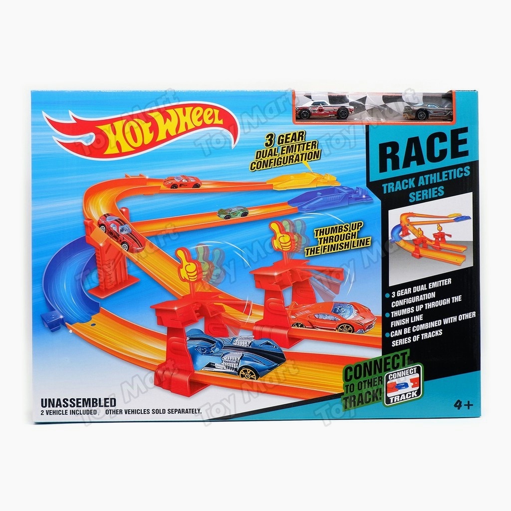 hot wheels race track set up