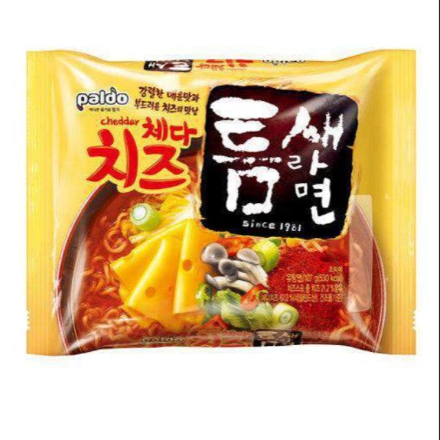 Paldo Korean Cheddar Cheese Teumsae Hot Spicy Ramen 127g Shopee Philippines