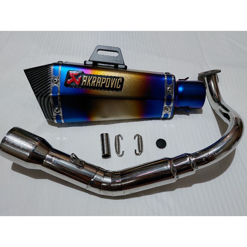 HONDA CLICK 125i / 150i AKRAPOVIC PIPE WITH SILENCER ( FULL SYSTEM ...