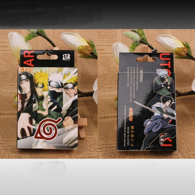 Naruto Anime Playing Cards Cosplay Gifts Deck Poker Set Cards With Box Collection Edition S Cards Shopee Philippines