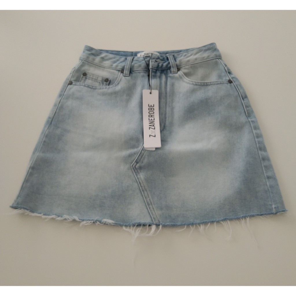 denim skirt size 6