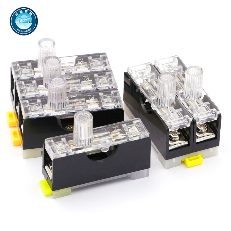 FS101 fuse holder with light fuse box fuse 6X30 single and double