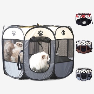 ☑☢✗PetStern Foldable Cat Tent Dog Playpen Pet Fence Puppy Exercise Play Kennel Cat Delivery Room Bed