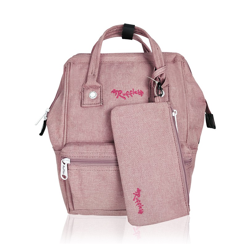 Ruffles Bags Kaye Backpack 14" Peach Shopee Philippines