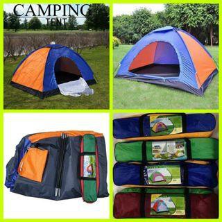 camping backpack with tent
