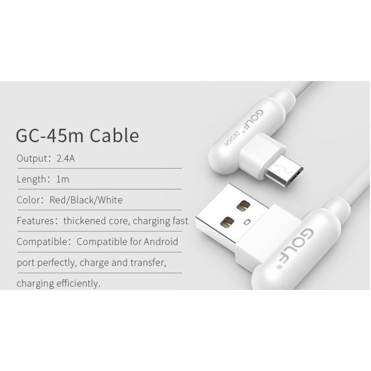 VMI DIRECT Golf GC-45M 1M Gaming Micro Usb Cable | Shopee Philippines