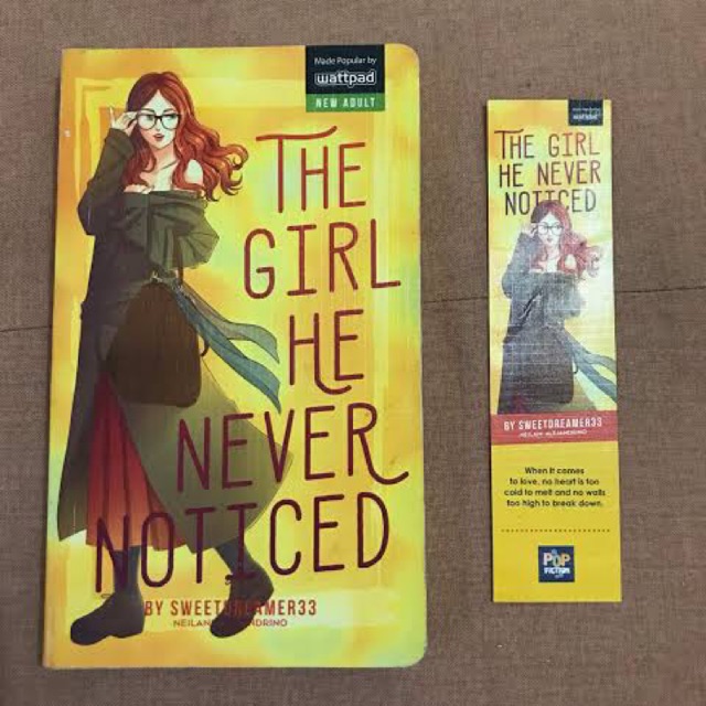 Wattpad Book (The Girl He Never Noticed) | Shopee Philippines