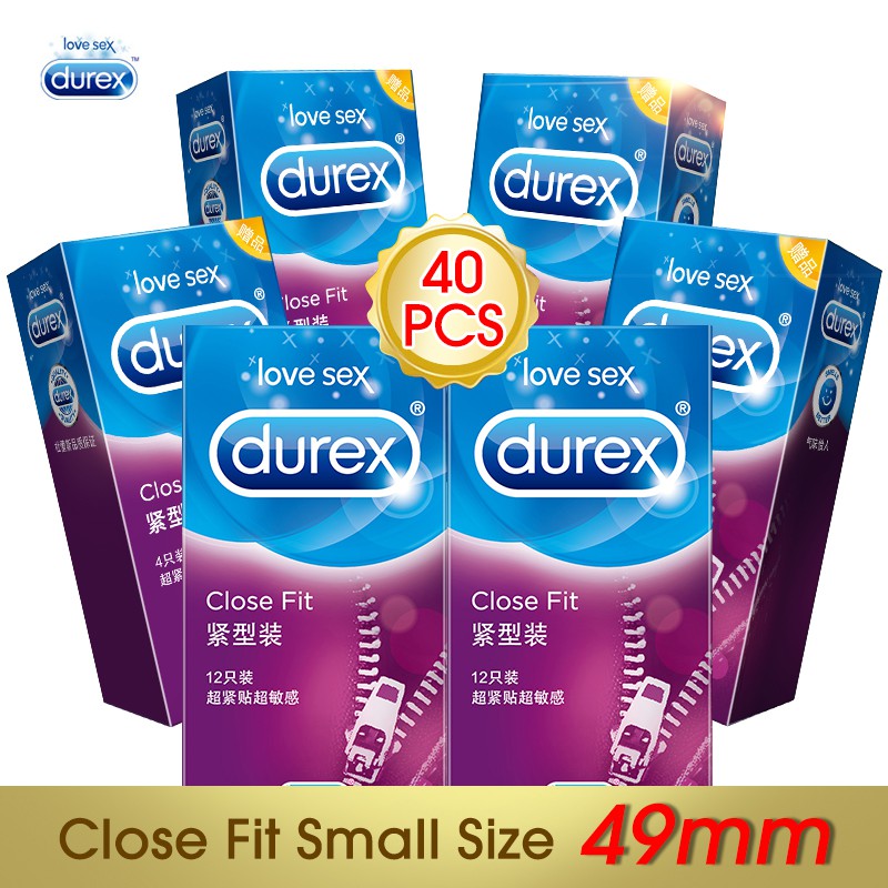 Durex Condoms 49mm Small Size Ultra Thin Soft Extra Lubricants Condom Penis Condoms For Adult Intima Shopee Philippines