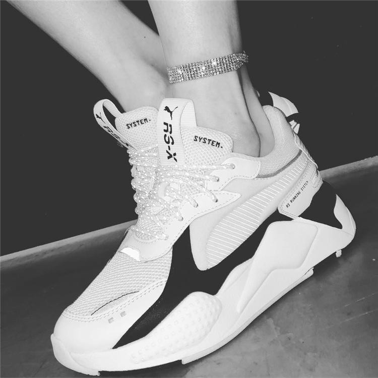 black and white puma rs