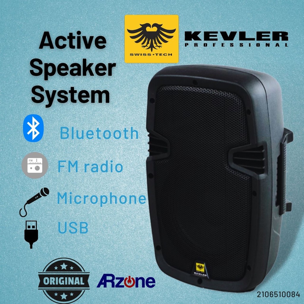 Kevler 8" Active Speaker System with Bluetooth EON8A 1pc Shopee