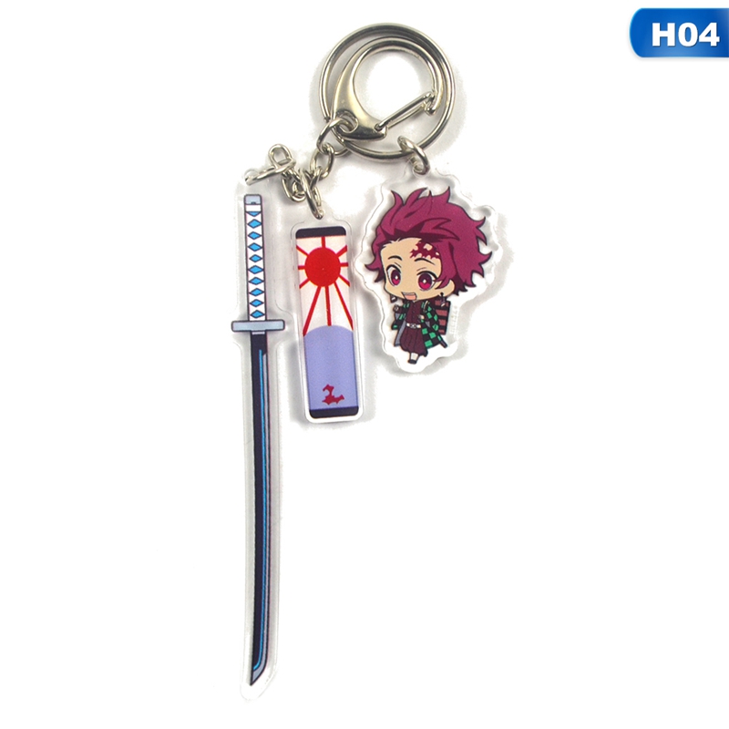 Wngds Anime Demon Slayer Kimetsu No Yaiba Keychain Kamado Tanjirou Nezuko Agatsuma Zenitsu Rengoku Kyoujurou Shopee Philippines