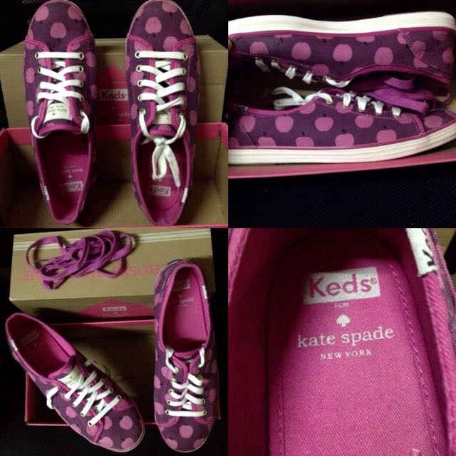 purple kate spade keds