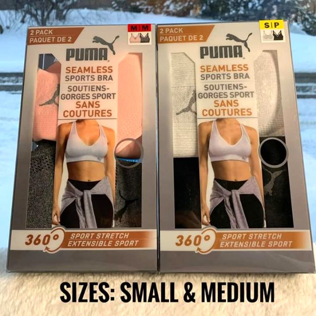 puma sports bra 2 pack