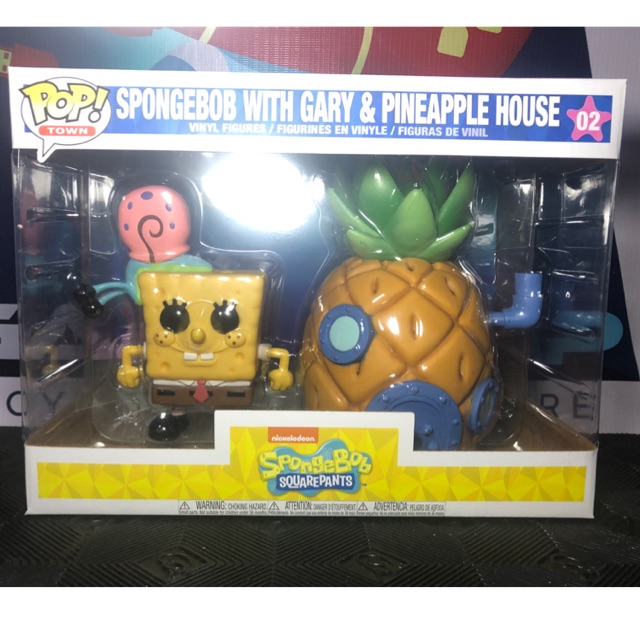 spongebob and gary funko pop