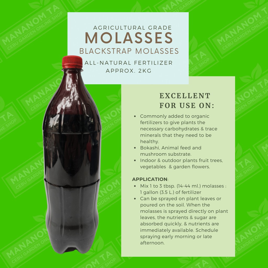 MOLASSES BLACKSTRAP AGRICULTURAL GRADE 2kg Shopee Philippines
