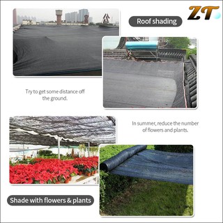 Anti-UV Sun Shade Net Shade Net Outdoor Garden Net Car Sunscreen Greenhouse Net Black Awning canopy #3