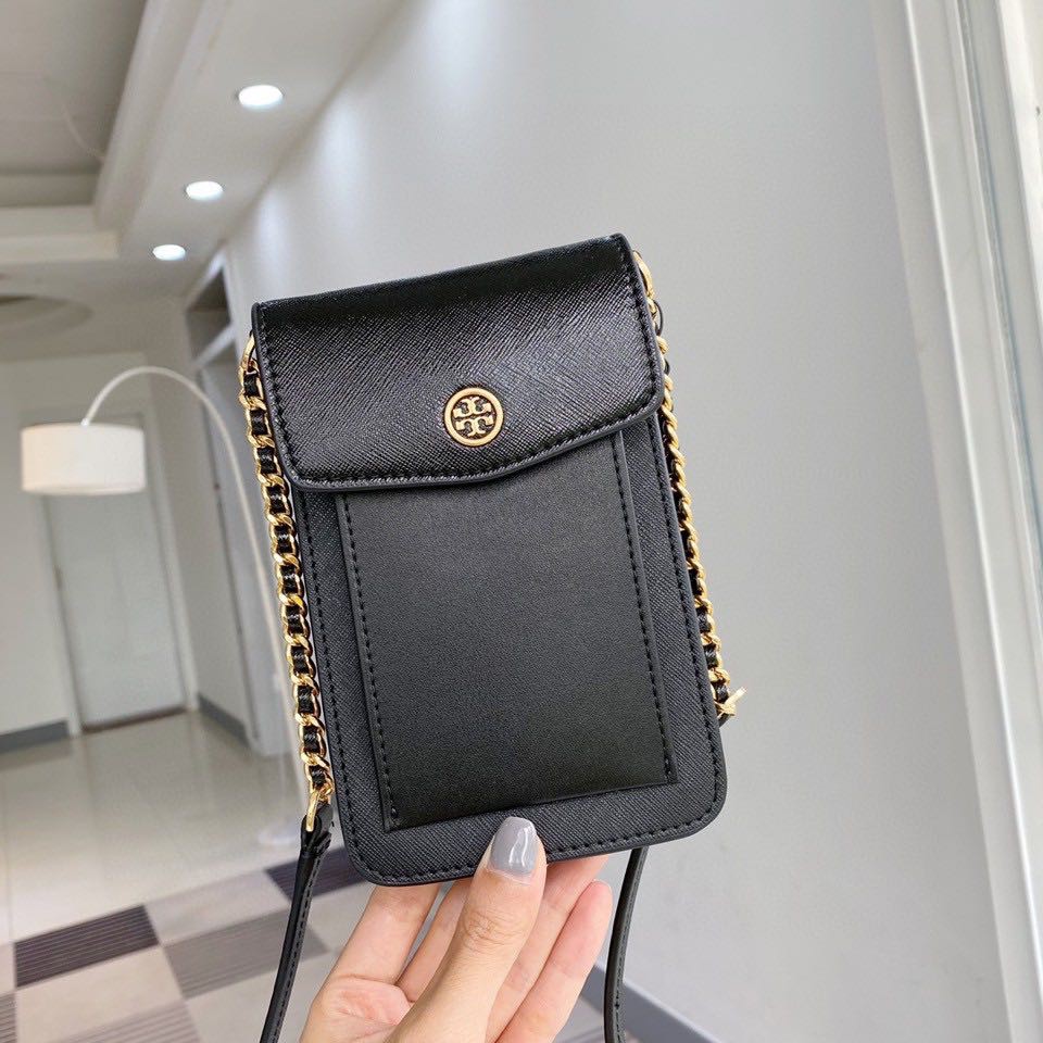 New Style！！】Tory Burch Lady's Robinson Mini Leather mobile phone messenger  bag | Shopee Philippines