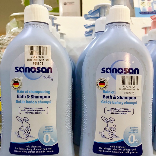 sanosan baby shampoo