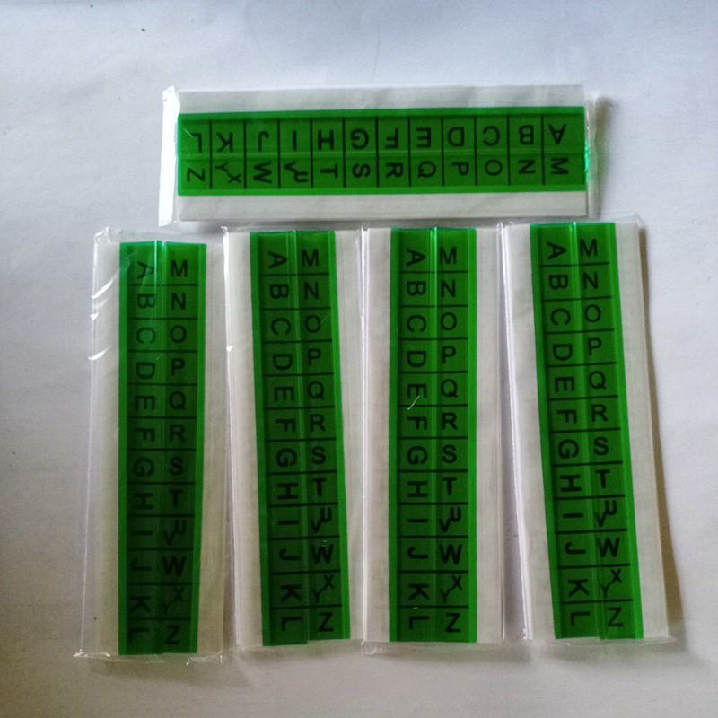 SPEEDO TRANSPARENT INDEX TAB /TABBING LETTERS SOLD PER PIECE Shopee