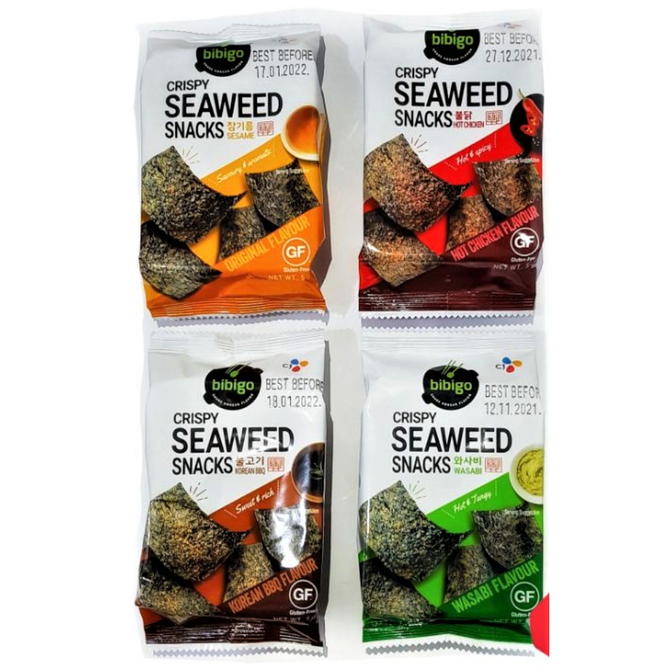 Bibigo Crispy Seaweed Snack (3 PACKS/5grams) Shopee Philippines
