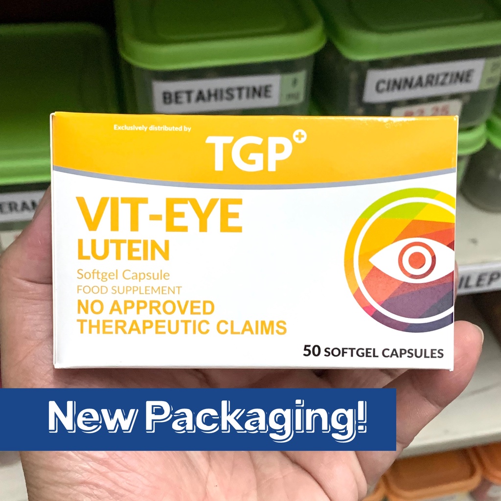 (Eyeberry Generic) Vit Eye Lutein Softgel Capsules Shopee Philippines