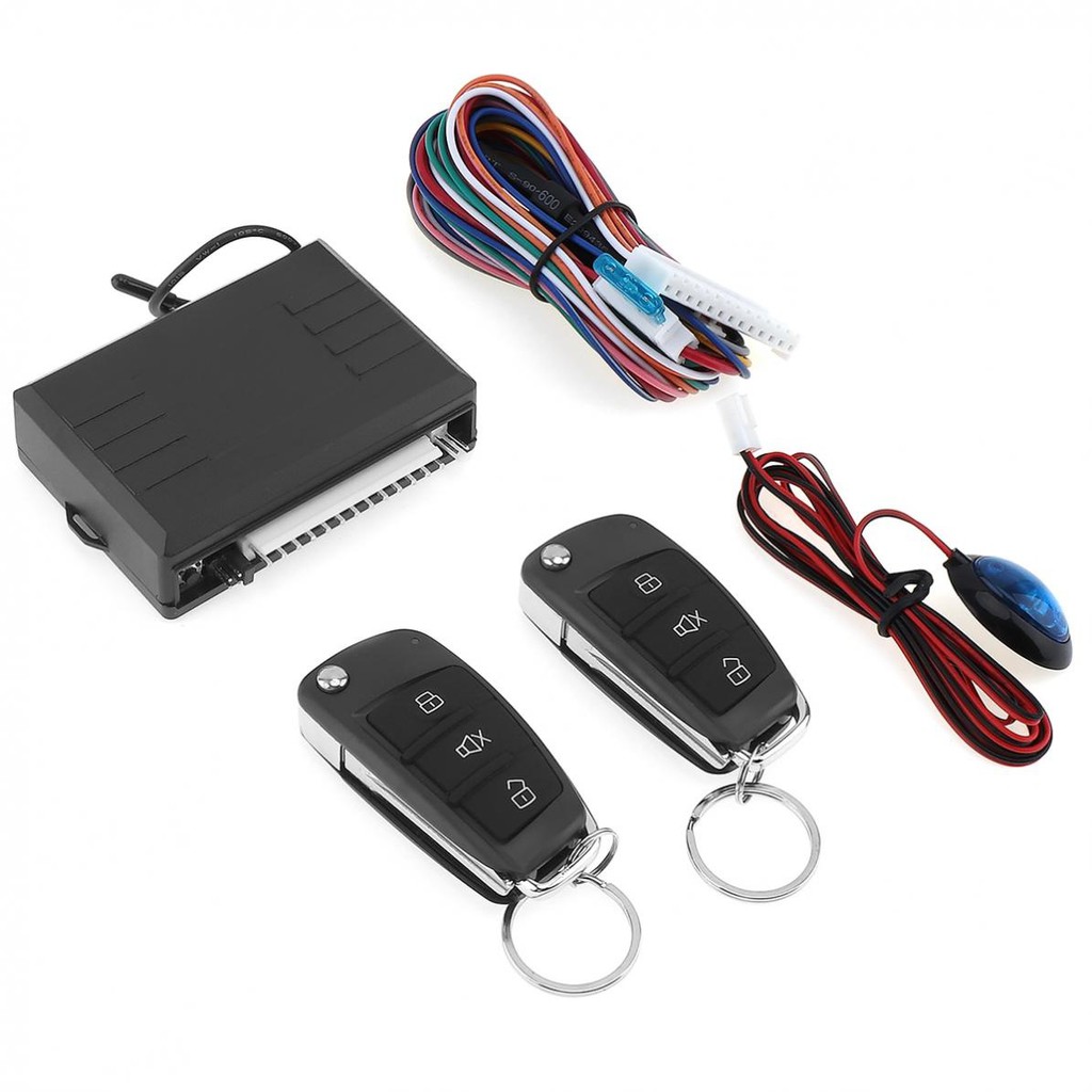 12V Car Alarm System Vehicle Keyless Entry System for