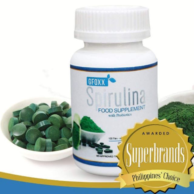 Gfoxx Spirulina with Probiotics 100 tablets Shopee Philippines
