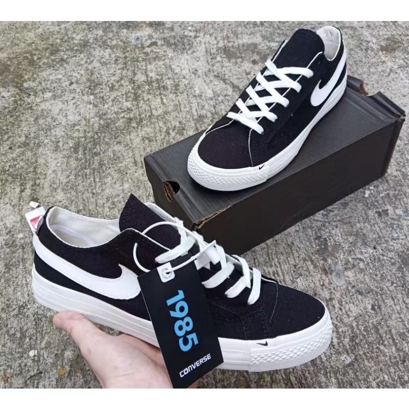 converse nike 1985 black