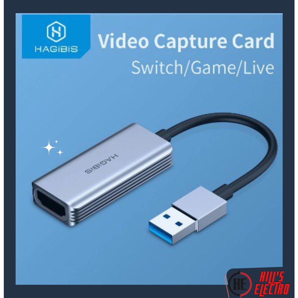 Hagibis Type C K Hdmi P Hz For Video Games Ps Video Capture Card Shopee Philippines