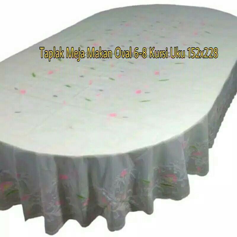 Oval Waterproof Dining Table Cloth 6 8, What Size Tablecloth Do I Need For An Oval Table That Seats 6
