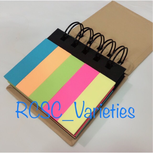 RCSC Neon Sticky notes / note pad / mini notebook / post it booklet