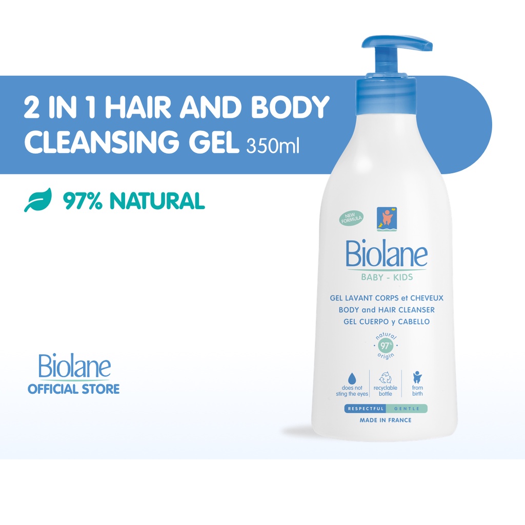 Biolane 2 In 1 Body And Hair Gel Cleanser 350ml 500ml 750ml Shopee Philippines