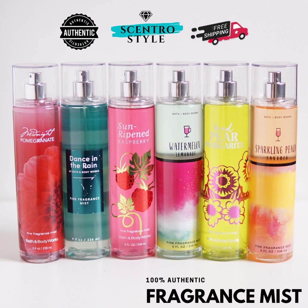 Bath and Body Mist 236ml Authentic Shopee Philippines