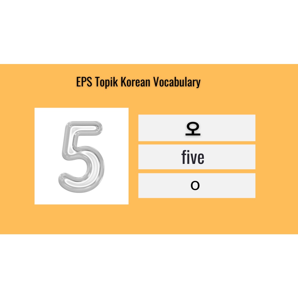 Korean Vocabulary Flashcard (EPS Topik SET) presyo ₱460