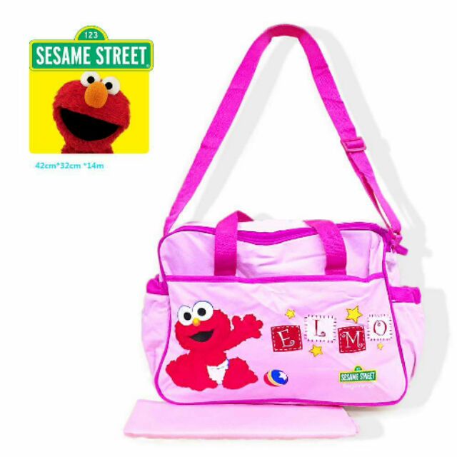 elmo diaper bag