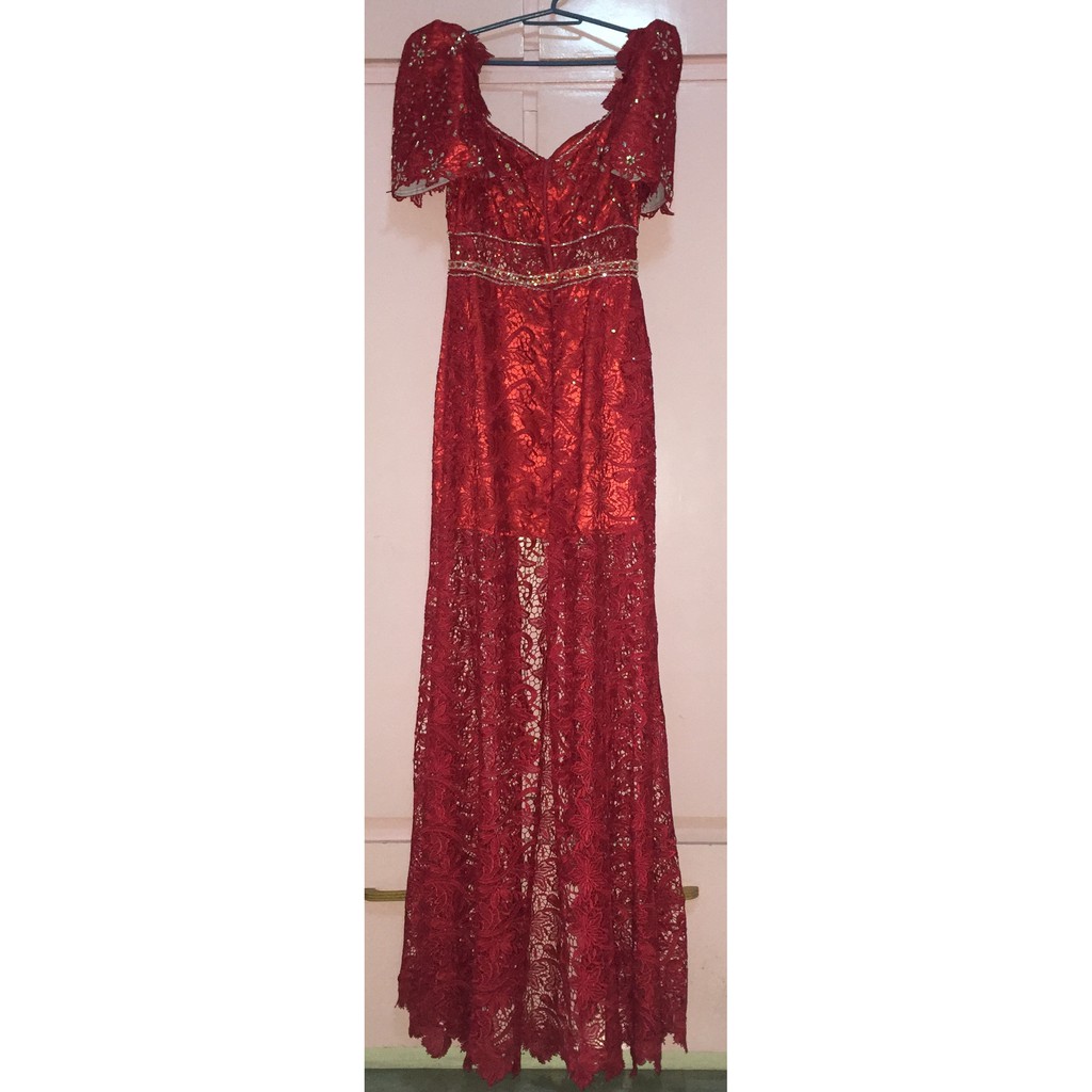 modern filipiniana dress for rent