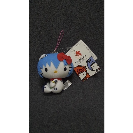 evangelion hello kitty plush