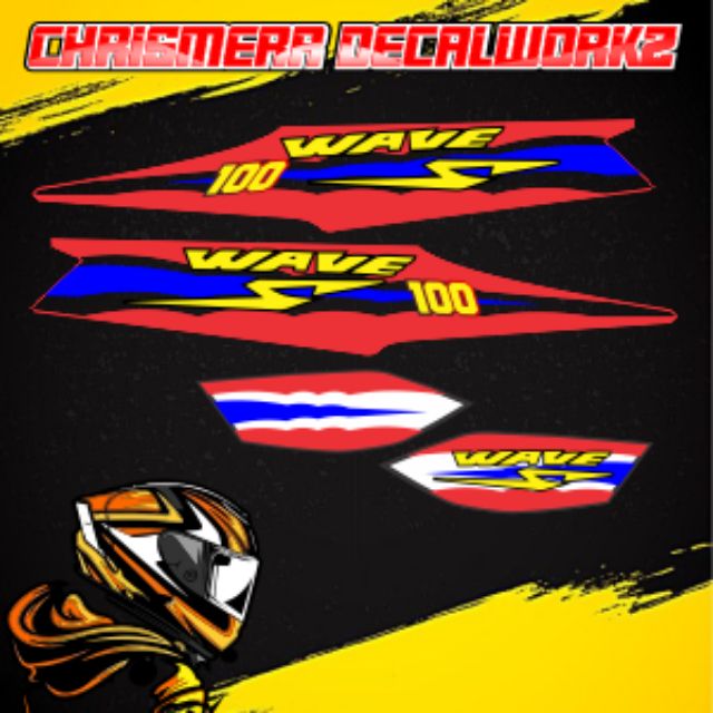 Wave 100 Thai Concept Decals Shopee Philippines