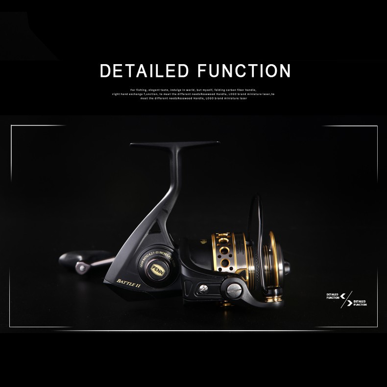 penn battle ii spinning fishing reel