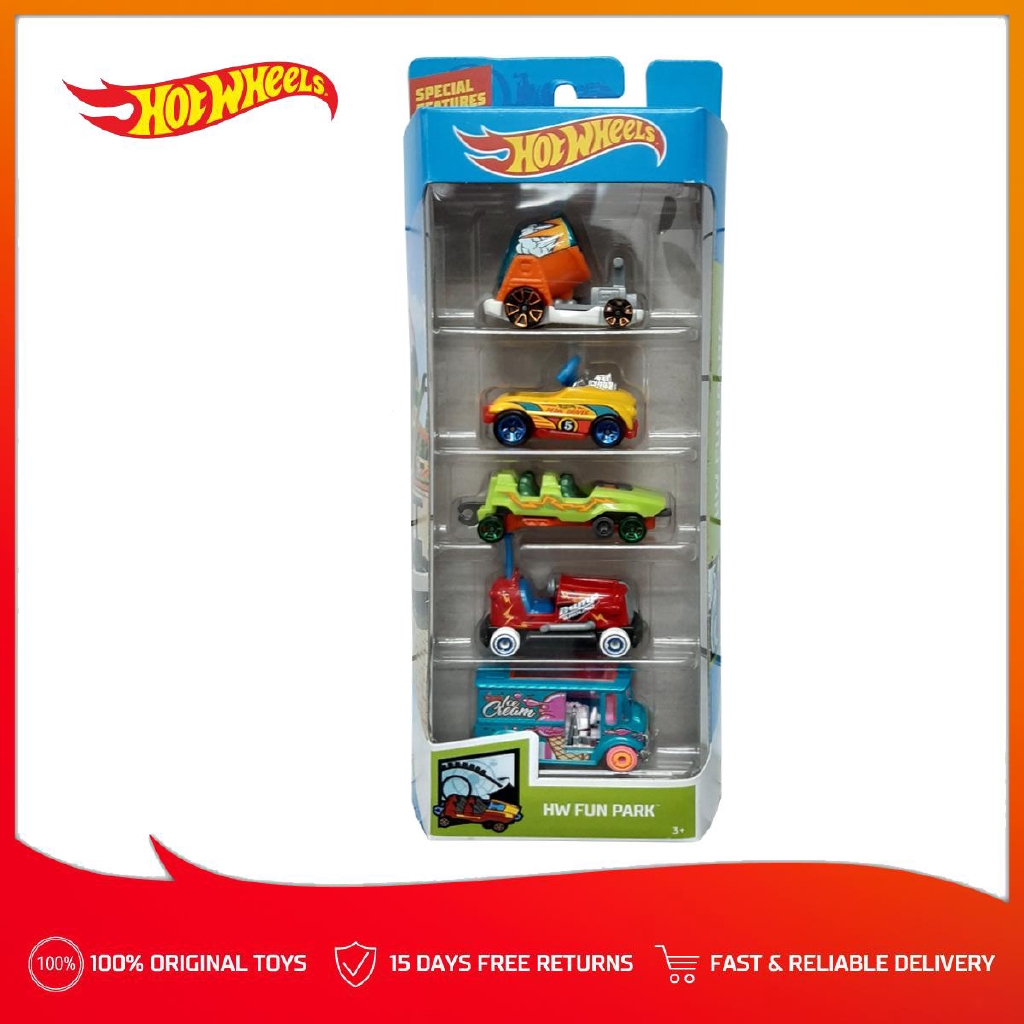 hot wheels car set of 5